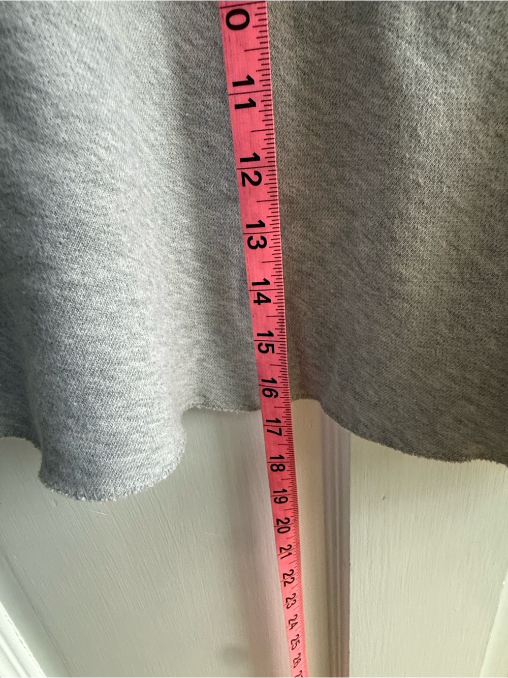 Ralph Lauren Light Gray Cotton-Blend Skater Skirt with White Drawstring - Picture 5 of 8